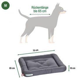 Dogline Doctor Bark Orthopedisch Hondenkussen Licht Grijs Alle Vier