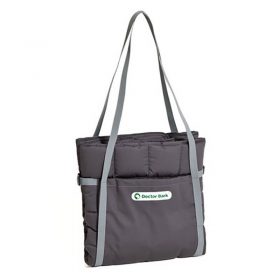 Dogline Reisaccessoires Doctor Bark Honden Reisdeken Met Reistas Antraciet Grijs Large