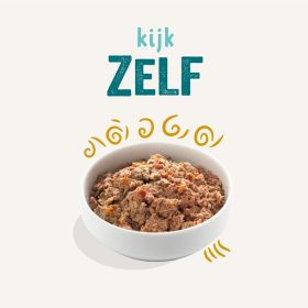 Dogline Edgard en Cooper Multipack kuipjes van 100 en 300 gram bakje voer