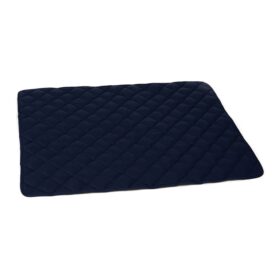 Doctor Bark Fleece-Quilt Hondendeken Marine en Beige m volgorde