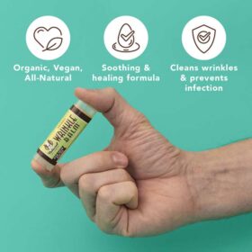 Dogline Natural Dog Company Wrinkle Balm Travel Stick voor je hond voordelen